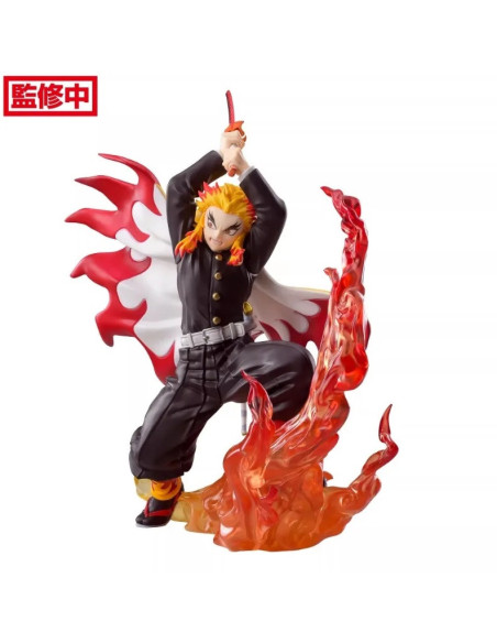 FIGURA DEMON SLAYER KIMETSU NO YAIBA KYOJURO RENGOKU 16cm
