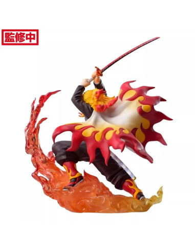 FIGURA DEMON SLAYER KIMETSU NO YAIBA KYOJURO RENGOKU 16cm