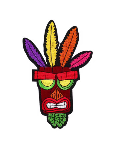 PARCHE CRASH BANDICOOT AKU AKU MASK