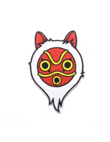 PARCHE STUDIO GHIBLI MASCARA DE PRINCESA MONONOKE