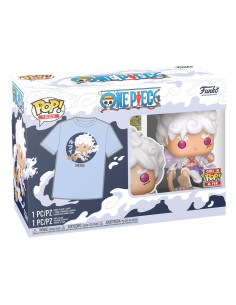 FUNKO POP & TEE SET ONE PIECE LUFFY GEAR 5 PEARL COLOR TALLA - L