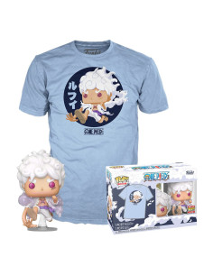 FUNKO POP & TEE SET ONE PIECE LUFFY GEAR 5 PEARL COLOR TALLA - L 2