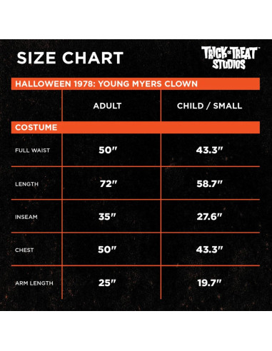 COSPLAY TRAJE COMPLETO HALLOWEEN YOUNG MICHAEL MYERS COSTUME