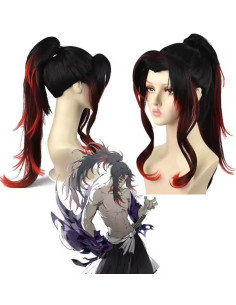 PELUCA KIMETSU NO YAIBA KOKUSHIBO + TATUAJES