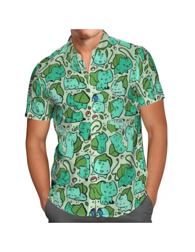 CAMISA POKEMON BULBASAUR T-L