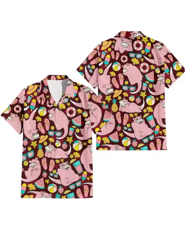 CAMISA POKEMON SLOWPOKE T-L