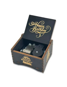 CAJA DE MUSICA MECANICA HAPPY BIRTHDAY