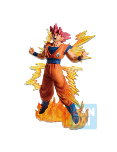FIGURA ICHIBAN KUJI MASTERLISE DRAGON BALL SUPER DOKKAN BATTLE SUPER SAIYAN GOD GOKU 26cm