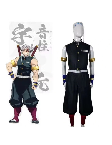 COSPLAY TRAJE COMPLETO KIMETSU NO YAIBA TENGEN UZUI