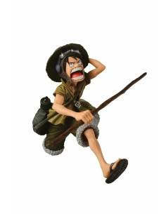 FIGURA SCULTURES ONE PIECE BFC MONKEY D. LUFFY ARMY COLOR VER.  18cm