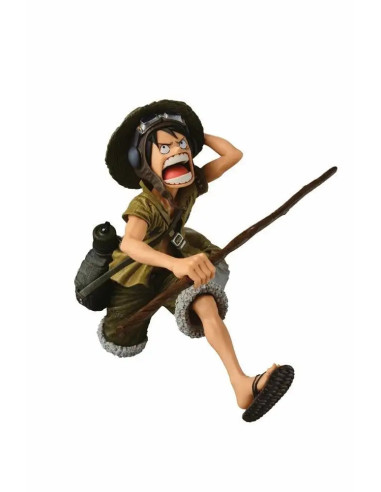 FIGURA SCULTURES ONE PIECE BFC MONKEY D. LUFFY ARMY COLOR VER.  18cm
