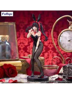 FIGURA BiCute BUNNIES DATE A LIVE KURUMI TOKISAKI BLACK COLOR ver. 29cm
