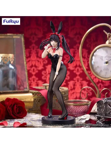 FIGURA BiCute BUNNIES DATE A LIVE KURUMI TOKISAKI BLACK COLOR ver. 29cm