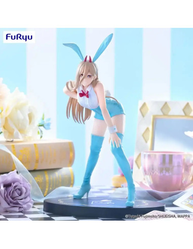 FIGURA CHAINSAW MAN BiCute BUNNIES POWER LIGHT BLUE COLOR ver. 30cm