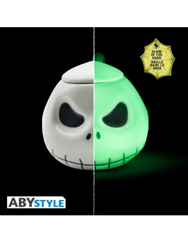 TAZA 3D MUGSHAPE PESADILLA ANTES DE NAVIDAD JACK (glow in the dark) 450ml