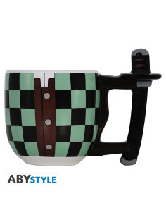 TAZA 3D SHAPED MUG DEMON SLAYER TANJIRO SWORD HANDLE 460ml