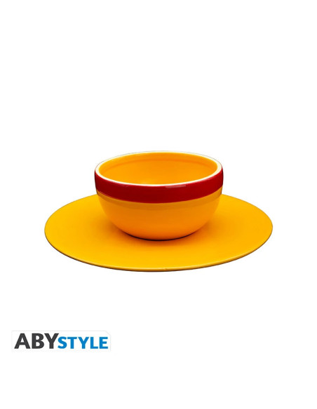 BOWL AND SAUCER ONE PIECE STRAWHAT 250ml