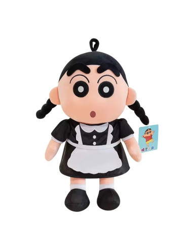 PELUCHE SHIN CHAN IN MAID COSTUME 40cm