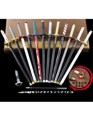 MINI KATANA BOLIGRAFO DEMON SLAYER ZENITSU