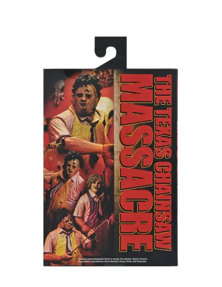 FIGURA NECA REELTOYS THE TEXAS CHAINSAW MASSACRE ULTIMATE LEATHERFACE 50th ANNIV.