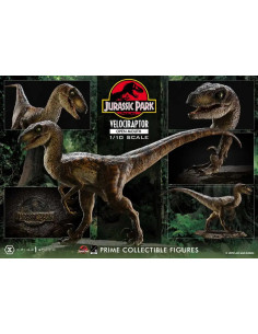 Jurassic Park Estatua Prime Collectibles 1/10 Velociraptor Open Mouth 19 cm 2