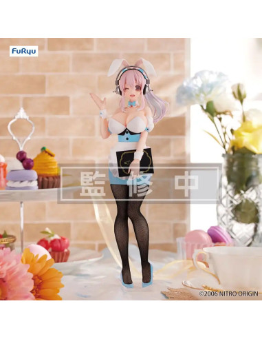 FIGURA BiCute SUPER SONICO WAITRESS LIGHT BLUE COLOR  28cm