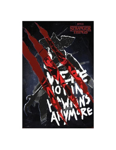 POSTER STRANGER THINGS 4 NOT IN HAWKINS