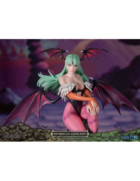 ESTATUA F4F DARKSTALKERS MORRIGAN AENSLAND 25cm