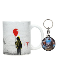 IT PACK DE REGALO TAZA Y LLAVERO YOU´LL FLOAT TOO 2