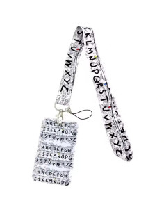 LANYARD with CARD HOLDER STRANGER THINGS RUN (CHRISTMAS LIGHTS)
