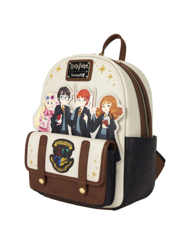 MOCHILA LOUNGEFLY HARRY POTTER LUNA, HARRY, RON & HERMIONE