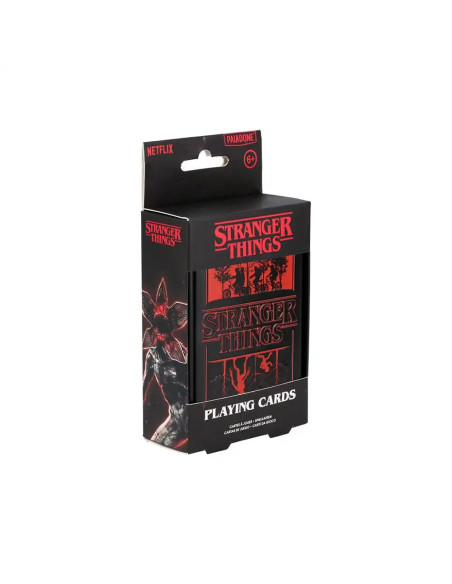 BARAJA DE NAIPES STRANGER THINGS CON CAJA METALICA