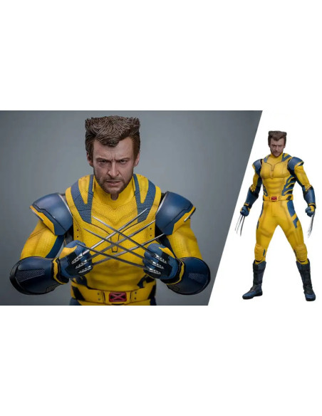 FIGURA ARTICULADA HOT TOYS MARVEL Deadpool & Wolverine Movie Masterpiece Figura 1/6 WOLVERINE (Deluxe Version) 31 cm