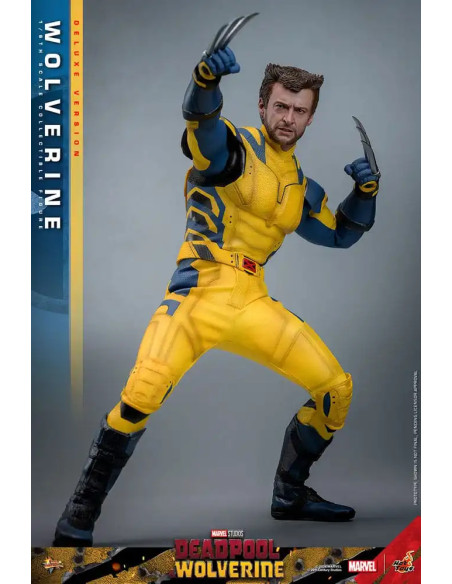 FIGURA ARTICULADA HOT TOYS MARVEL Deadpool & Wolverine Movie Masterpiece Figura 1/6 WOLVERINE (Deluxe Version) 31 cm