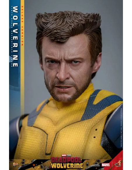 FIGURA ARTICULADA HOT TOYS MARVEL Deadpool & Wolverine Movie Masterpiece Figura 1/6 WOLVERINE (Deluxe Version) 31 cm