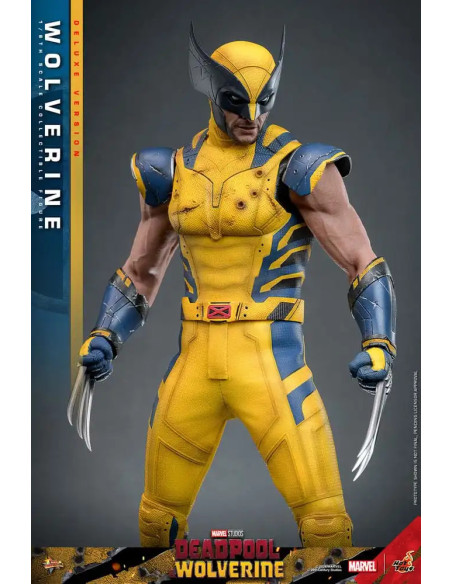 FIGURA ARTICULADA HOT TOYS MARVEL Deadpool & Wolverine Movie Masterpiece Figura 1/6 WOLVERINE (Deluxe Version) 31 cm