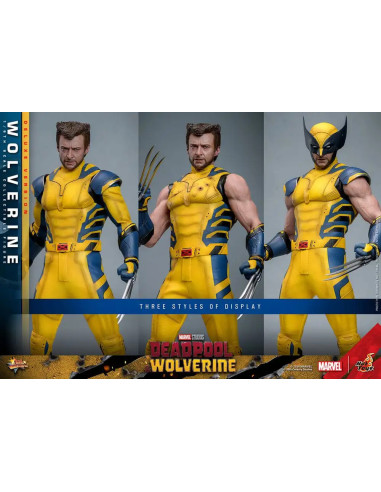 FIGURA ARTICULADA HOT TOYS MARVEL Deadpool & Wolverine Movie Masterpiece Figura 1/6 WOLVERINE (Deluxe Version) 31 cm