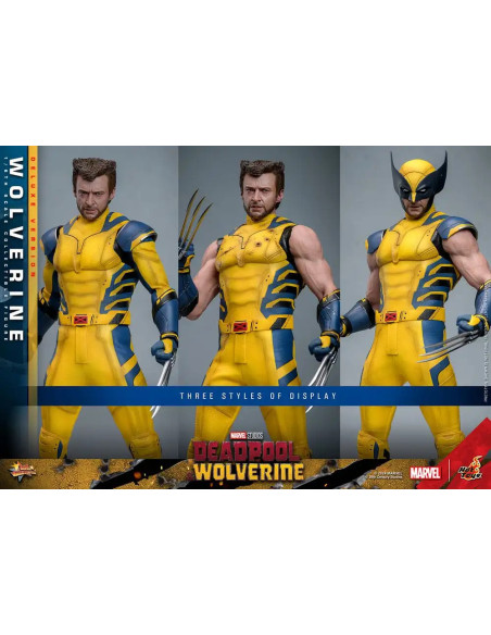 FIGURA ARTICULADA HOT TOYS MARVEL Deadpool & Wolverine Movie Masterpiece Figura 1/6 WOLVERINE (Deluxe Version) 31 cm
