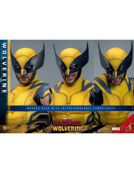 FIGURA ARTICULADA HOT TOYS MARVEL Deadpool & Wolverine Movie Masterpiece Figura 1/6 WOLVERINE (Deluxe Version) 31 cm