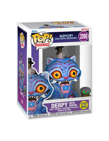 FUNKO POP KPOP DEMON HUNTERS DERPY with SUSSIE (GLOW)