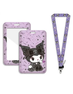 LANYARD with CARD HOLDER SANRIO KUROMI