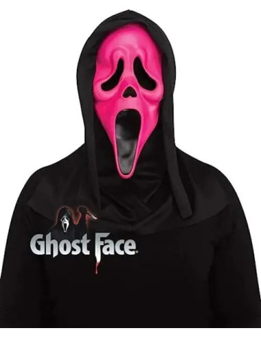 MASCARA FUN WORLD SCREAM GHOST FACE FLUORESCENT (NEON PINK)