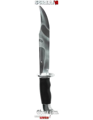 CUCHILLO BOWIE FUN WORLD SCREAM GHOST FACE REFLECTION KNIFE