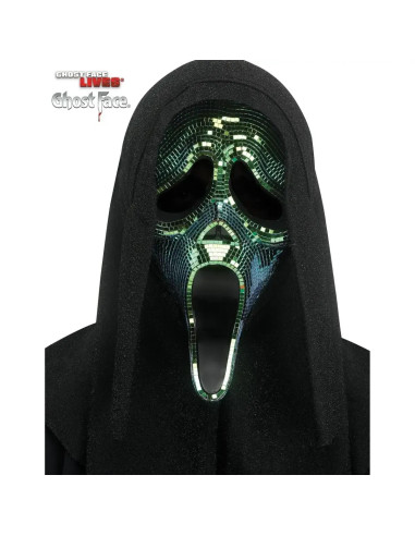 MASCARA FUN WORLD SCREAM GHOST FACE OIL SLICK DISCO MASK