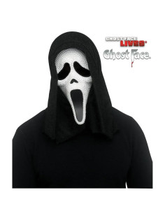 MASCARA FUN WORLD SCREAM GHOST FACE PEARL MASK
