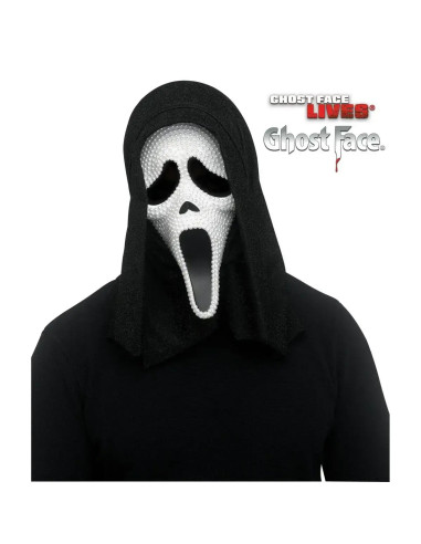 MASCARA FUN WORLD SCREAM GHOST FACE PEARL MASK