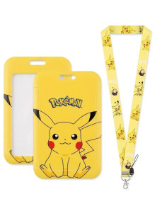 LANYARD with CARD POKEMON PIKACHU