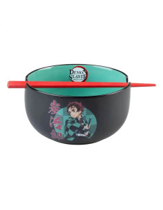BOWL PARA RAMEN + PALILLOS DEMON SLAYER TANJIRO KAMADO 900ml