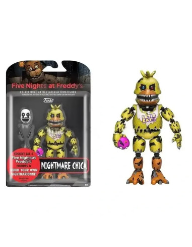 FIGURA ARTICULADA FIVE NIGHTS AT FREDDYS NIGHTMARE CHICA