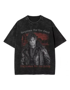 CAMISETA RESIDENT EVIL REQUIEM FOR THE DEAD NIGHTMARE FOR THE LIVING